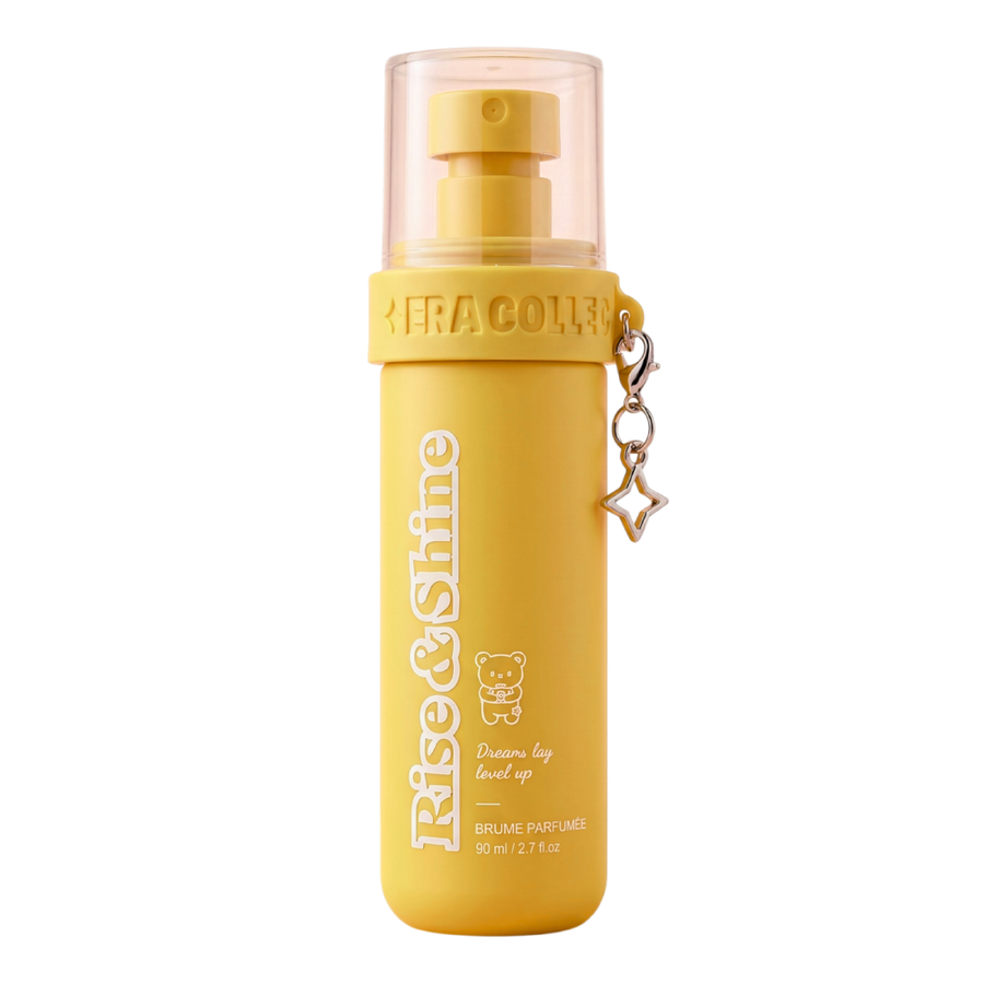 Brume parfumée Rise & Shine ERA Collection, flacon jaune 90 ml avec charm étoile