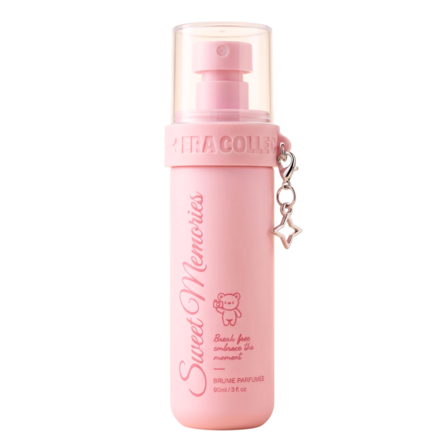 Brume parfumée Sweet Memories ERA Collection, flacon rose 90 ml avec charm étoile