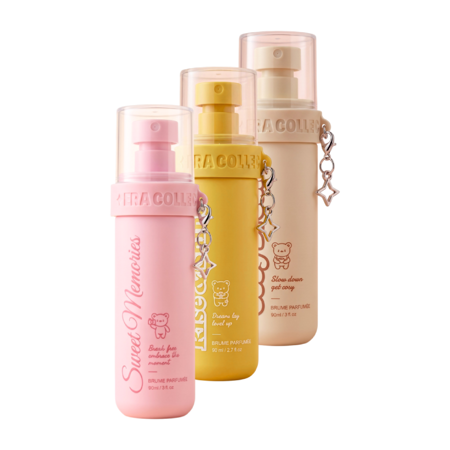 Coffret ERA Collection avec les 3 brumes parfumées Rise & Shine, Sweet Memories et Cosy Dream